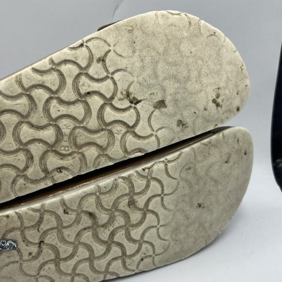 Birkenstock Arizona Rose Gold Womens Size 41 Us 9.5 Leather Soft Footbed Sandal - Picture 11 of 13